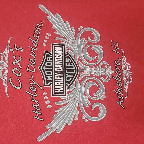 Harley Davidson Womens V-neck Short Sleeve Tshirt - Picture 6 of 9